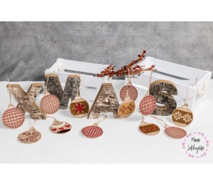 Stickserie - ITH Weihnachtskugeln - 33 Motive in 2 Größen